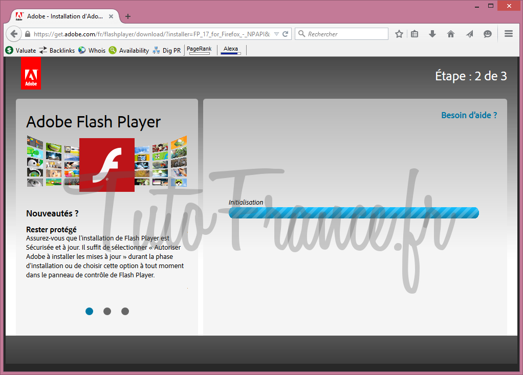 Comment mettre à jour adobe flash Player (2)